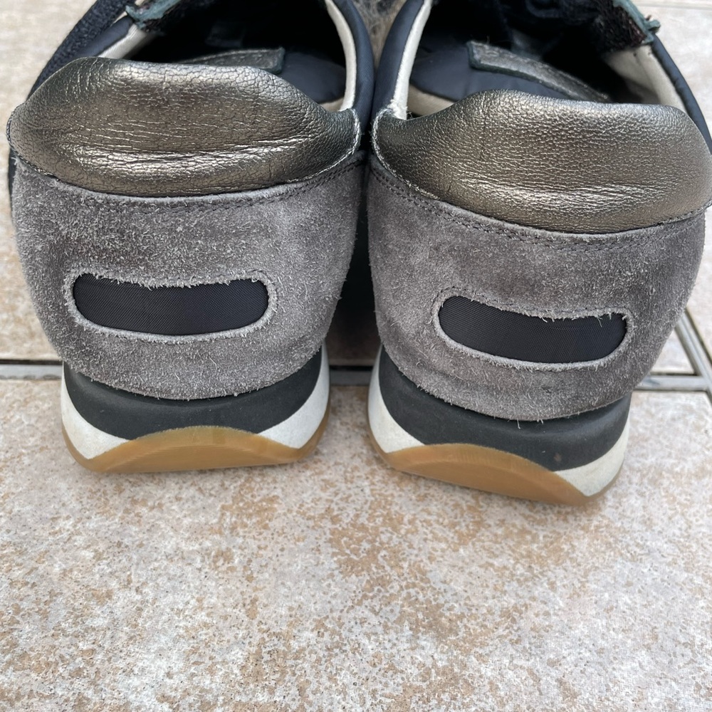 Brunello Cucinelli fabric and suede leather sneakers - Picture 7 of 16